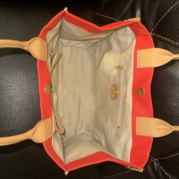 Tory Burch Ella Tote Poppy - Picture 5 of 11